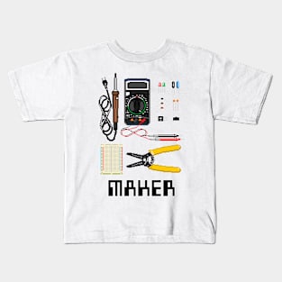 Electronics Maker Kids T-Shirt